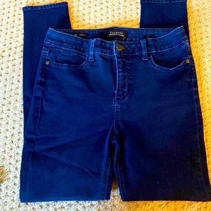 Talbots Ladies 5 Picket jeans- dark blue - size 6